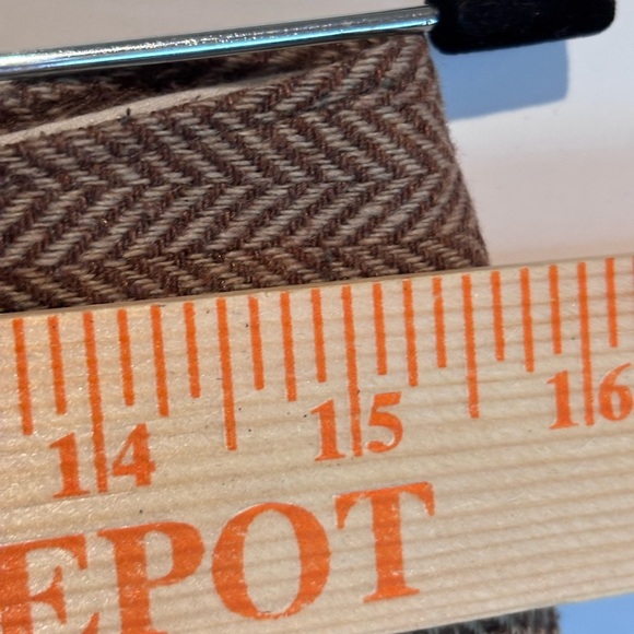 Banana Republic The Martin Fit Brown Herringbone Wool Blend Dress Pants Size 6 - Picture 2 of 12